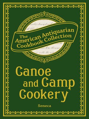 cover image of Canoe and Camp Cookery